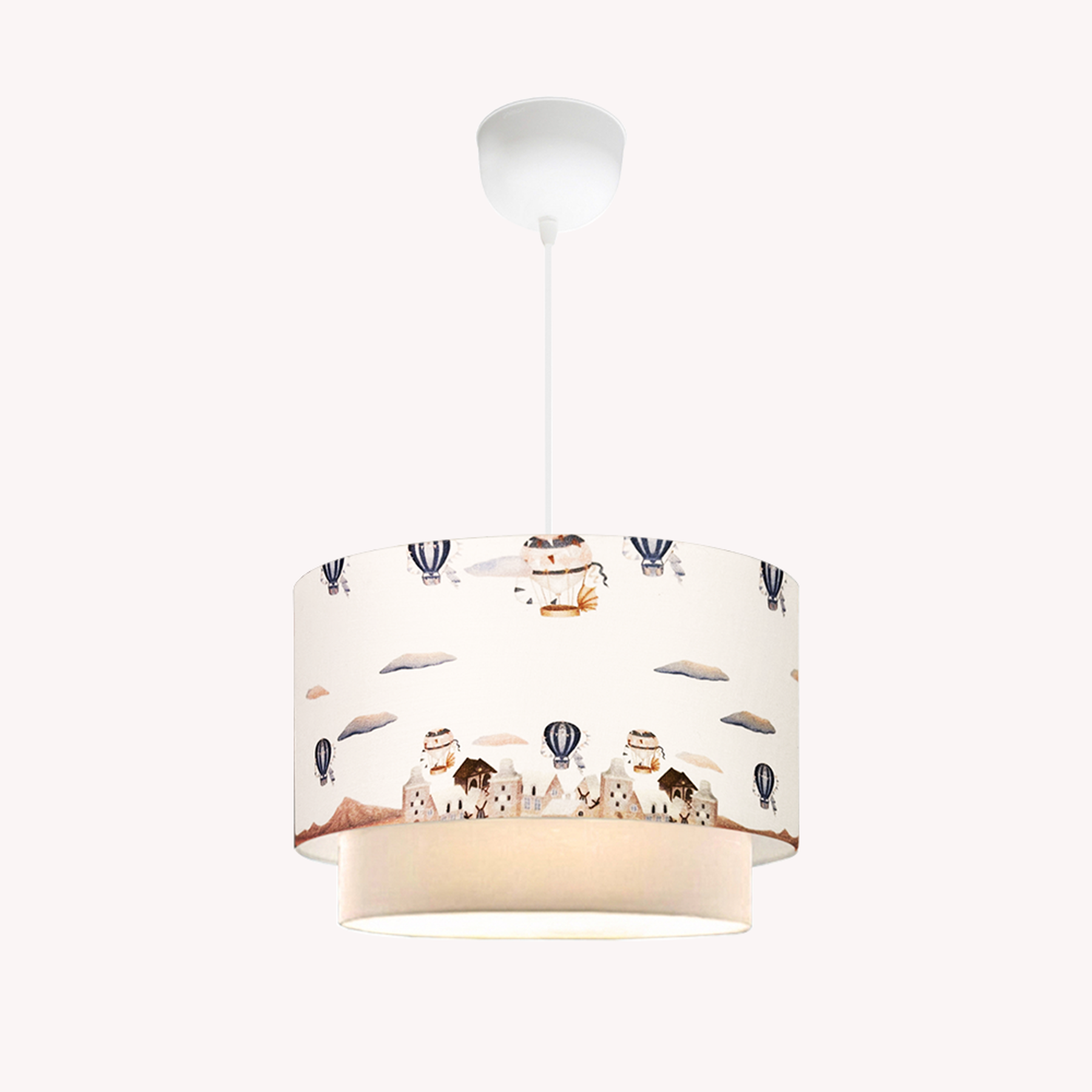 Kids Room Sleeping Cute Rabbit Pendant Chandelier Lamp | ByLamp