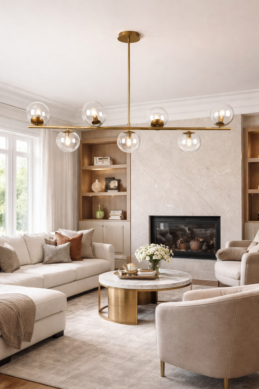 Orbit 7 Kollu Avize-Masa Üstü