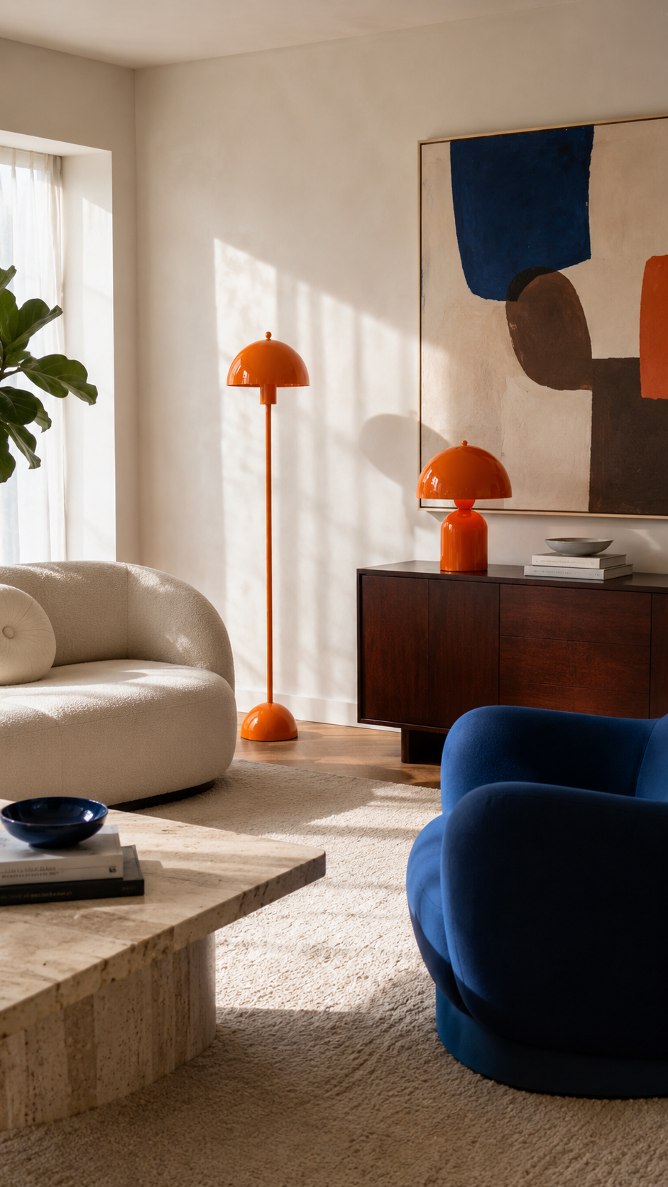 Soho Turuncu Metal Lambader | ByLamp
