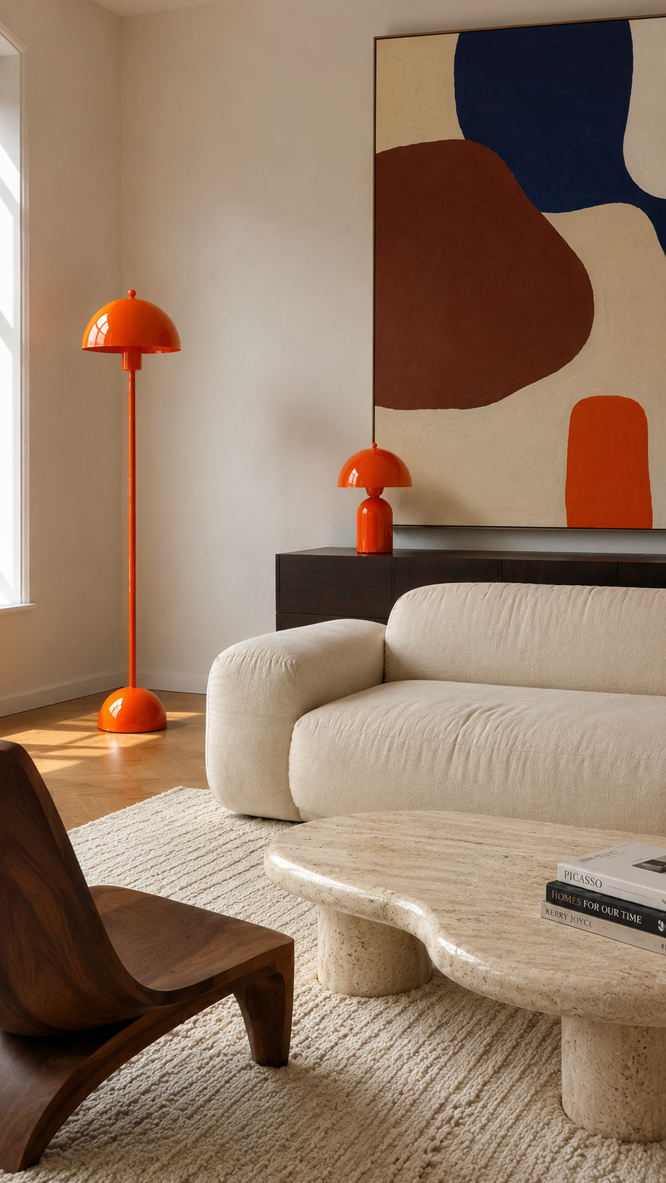 Soho Turuncu Metal Lambader | ByLamp