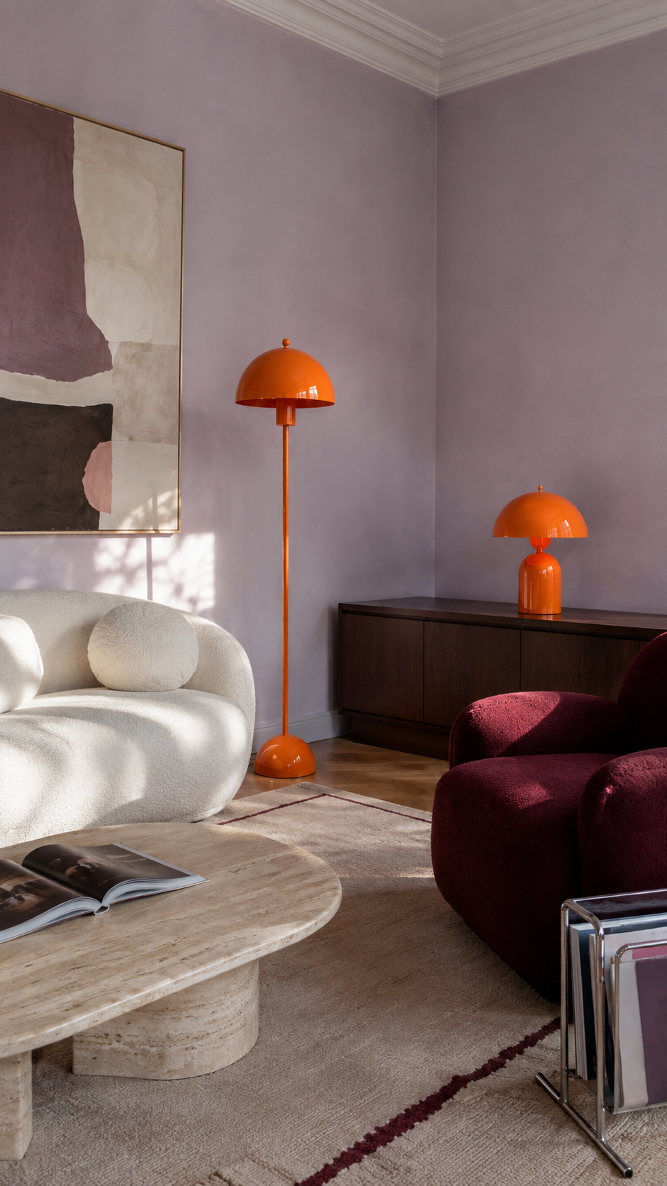 Soho Turuncu Metal Lambader | ByLamp