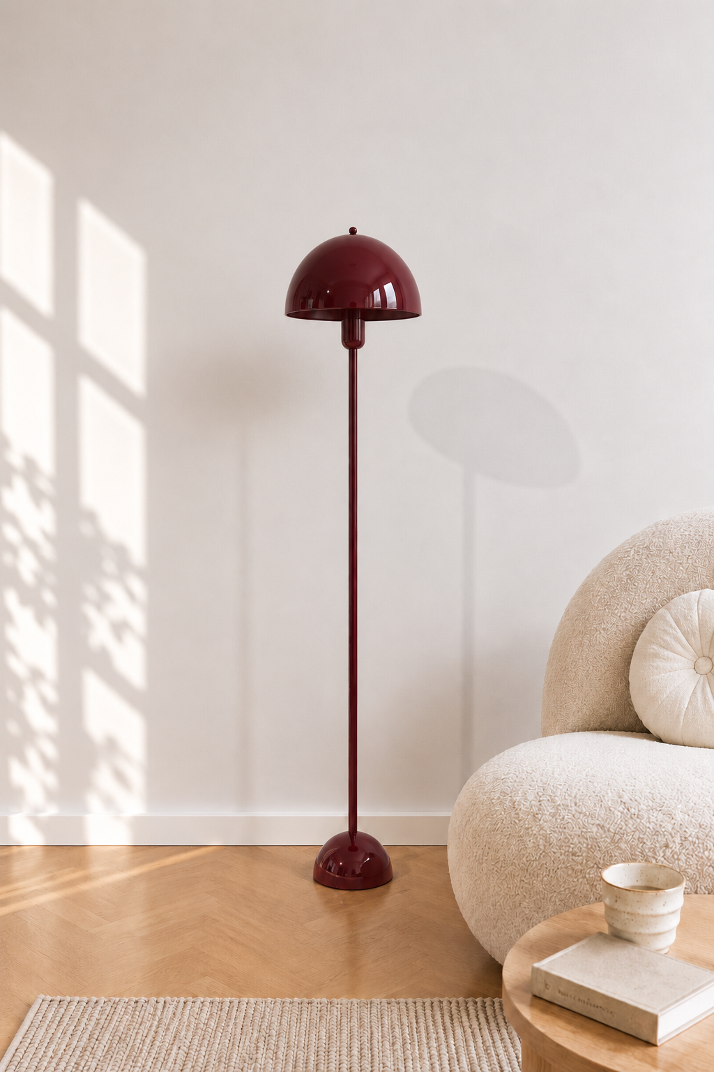 Soho Bordo Metal Lambader | ByLamp
