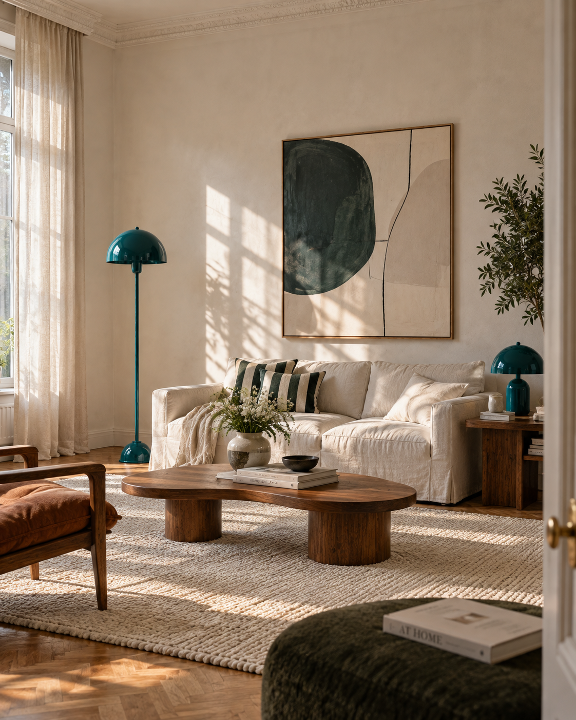 Soho Yarış Yeşili Metal Lambader| ByLamp