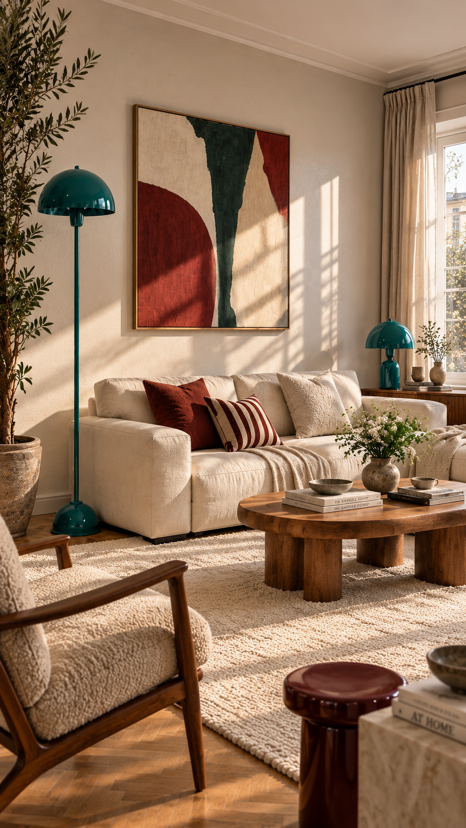 Soho Yarış Yeşili Metal Lambader| ByLamp