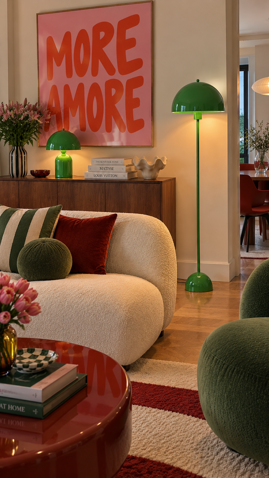 Soho Yeşil Metal Lambader | ByLamp