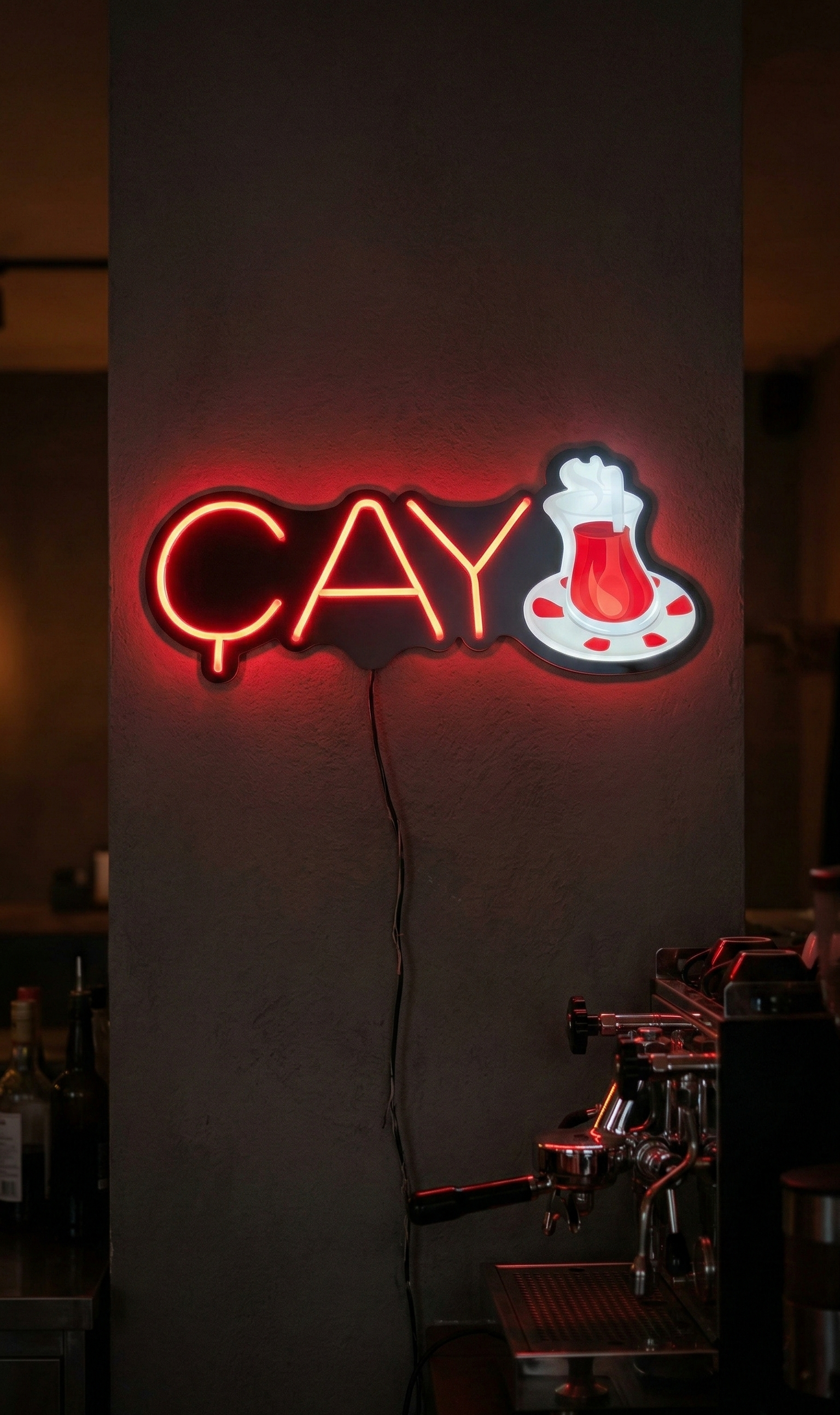 UV Baskılı Çay Neon Lamba | ByLamp