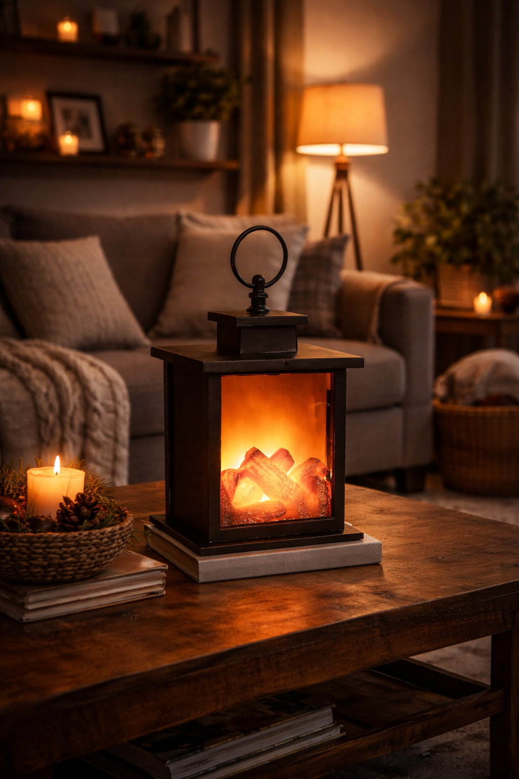 Dekoratif Masaüstü Led Şömine | ByLamp