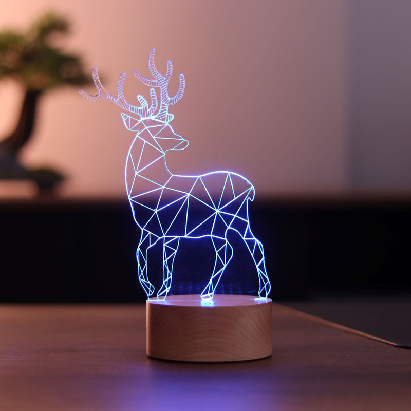 3D Deer Led Table Lamp
