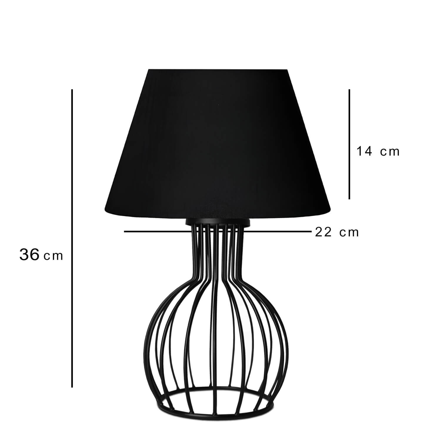 Magnolia Metal Wire Lampshade Black | ByLamp