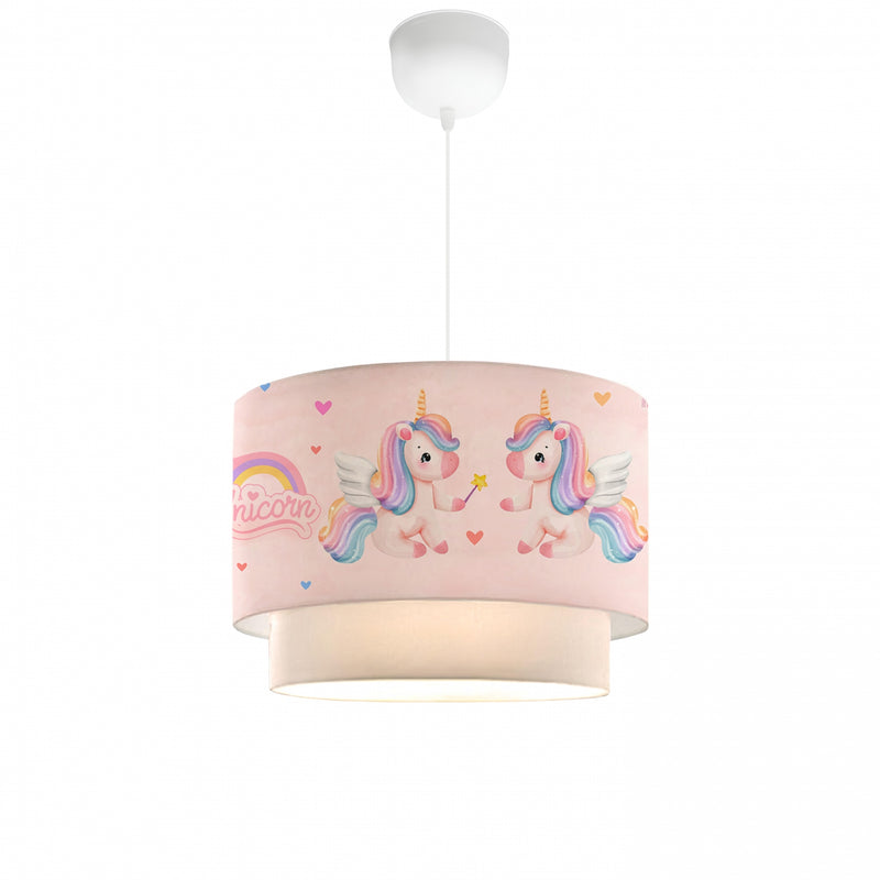 Unicorn Kız Çocuk Odası Sarkıt Avize Lamba | ByLamp