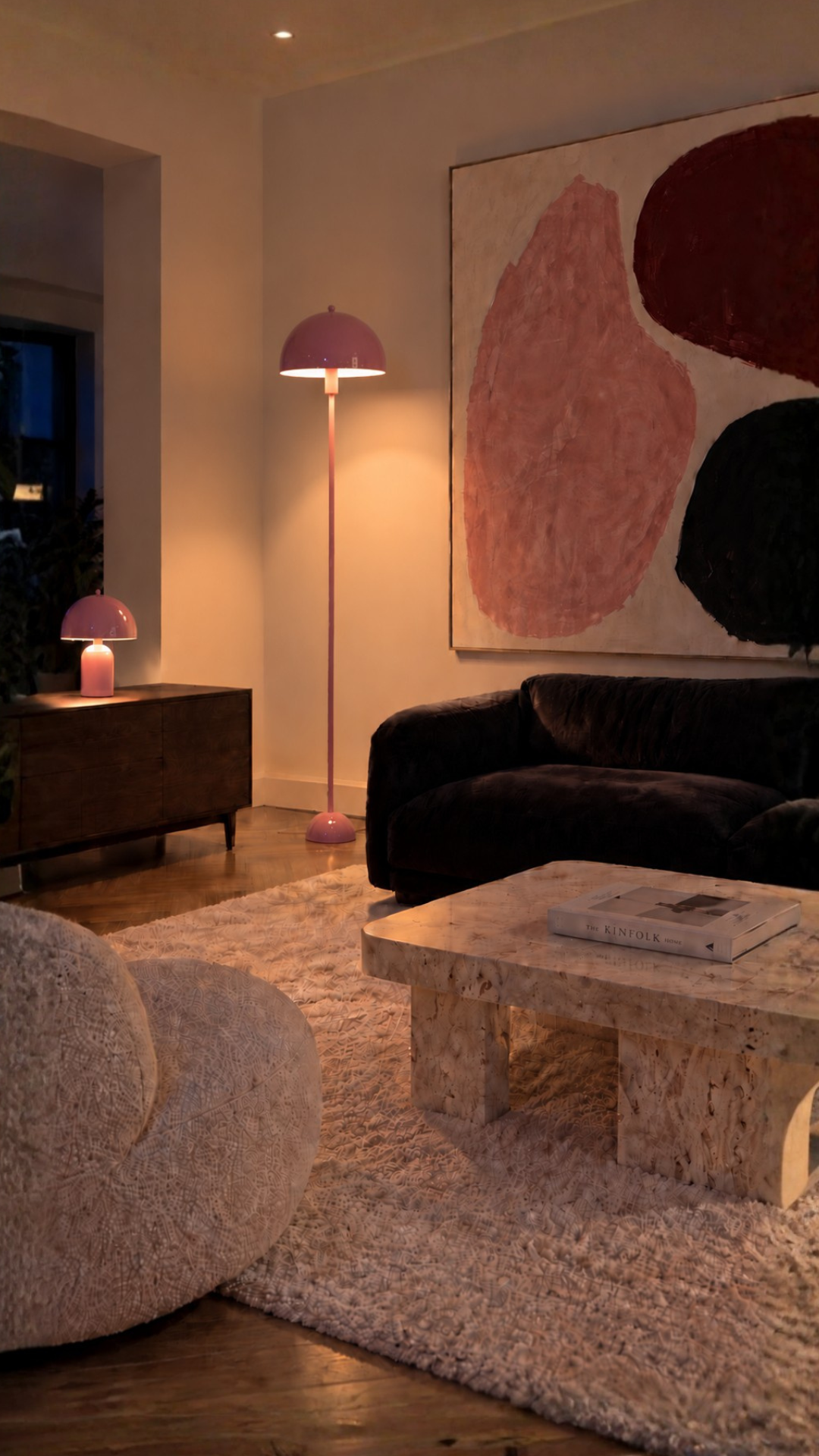 Soho Soft Pembe Metal Lambader | ByLamp