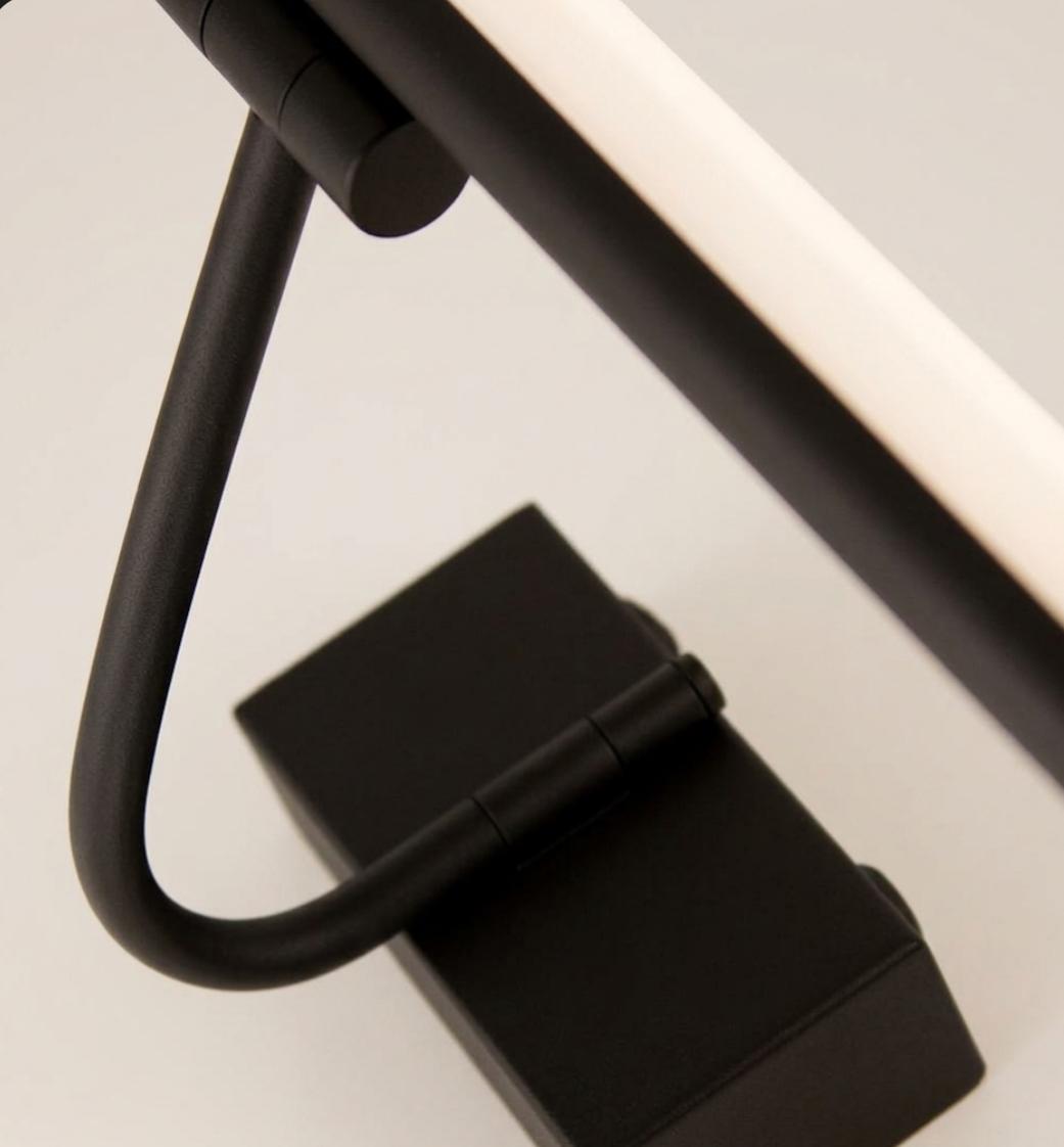 Şarjlı Led Siyah Duvar Aplik | ByLamp