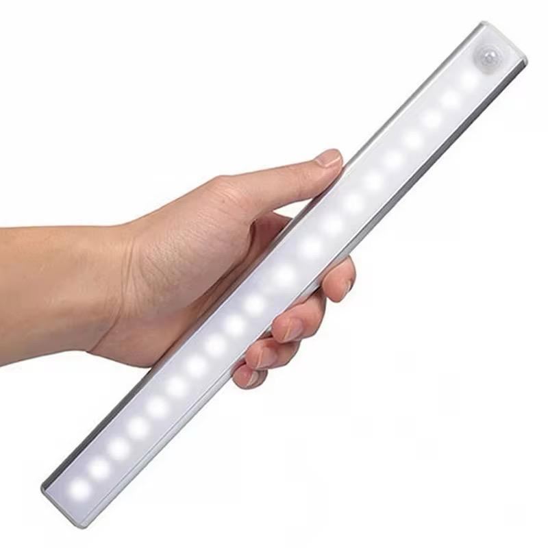 Şarjlı Sensörlü Çubuk LED Aydınlatma 50 cm | 2 Adet 20 cm Hediye