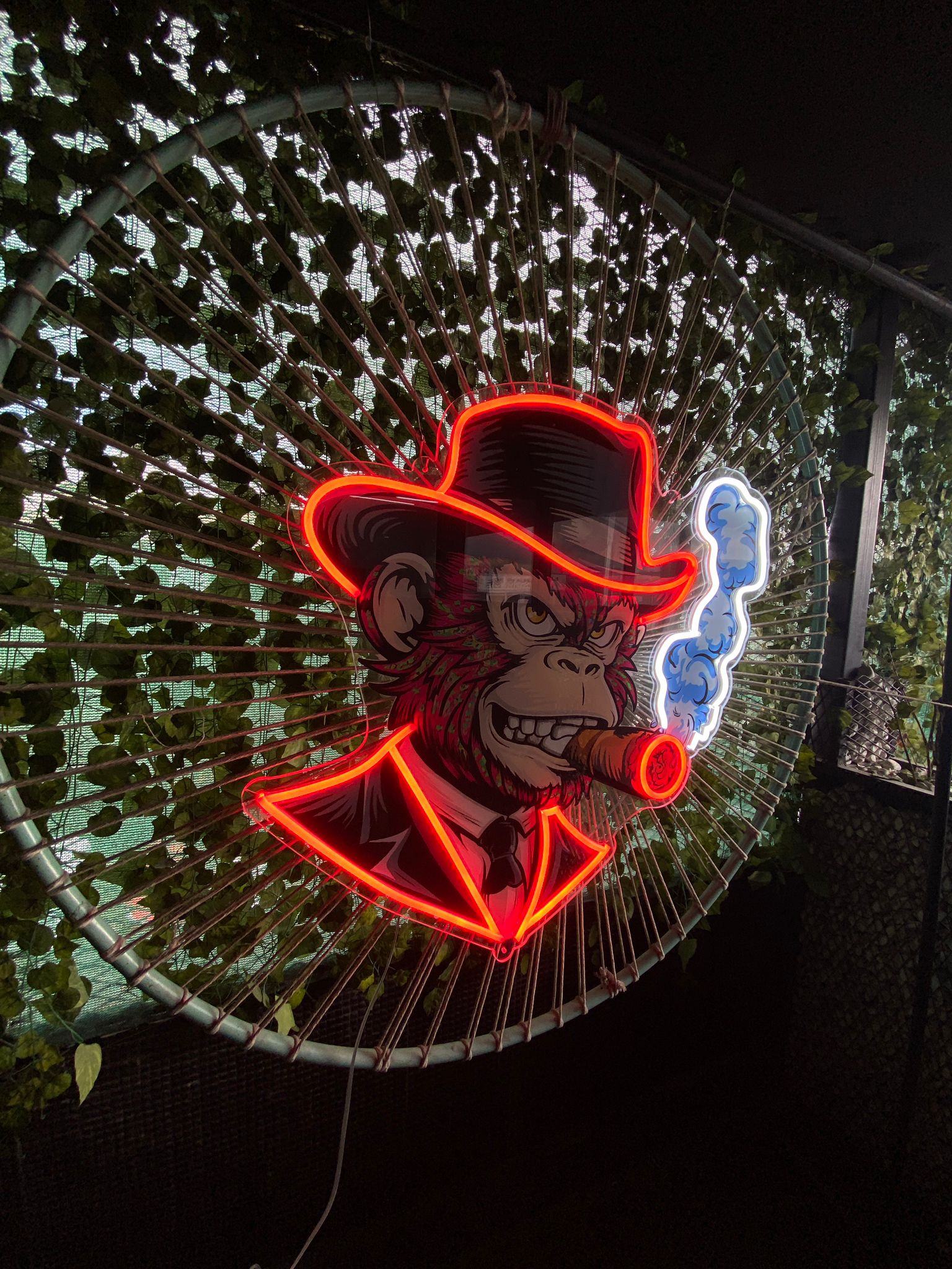 Sigara Maymun Neon Lamba | ByLamp