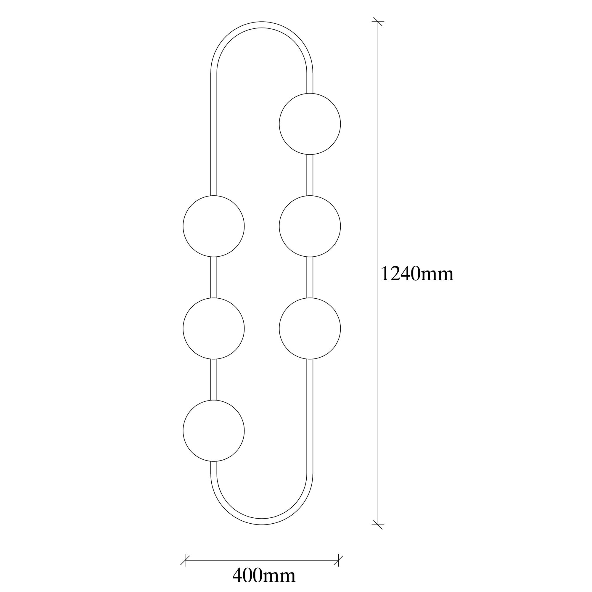 Abaküs 4921 Cam Aplik Duvar Aydınlatma | ByLamp