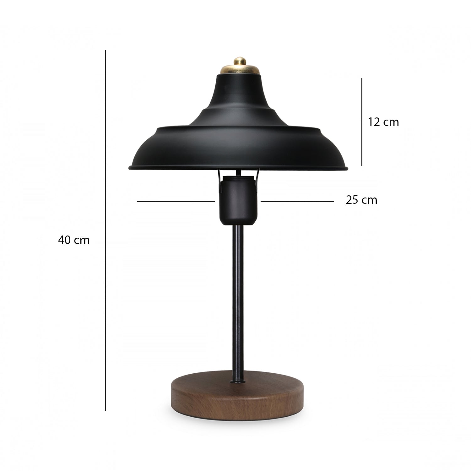 Decorative Table Lamp with Wooden Base | ByLamp