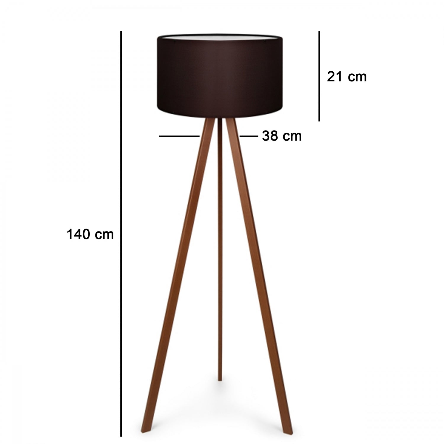 Ahşap Tripod Lambader | ByLamp