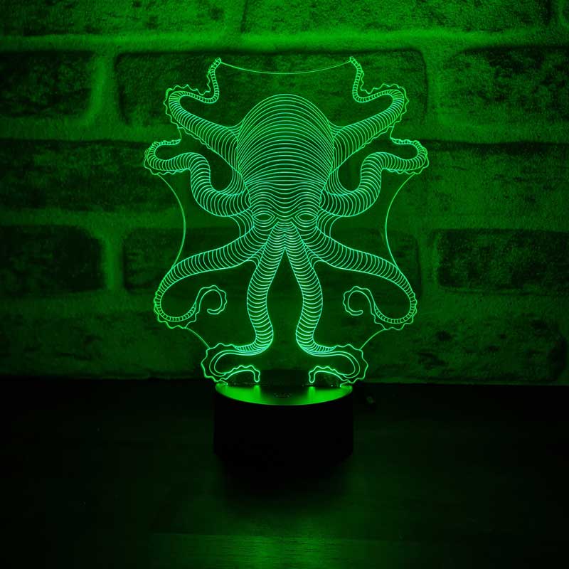 3D Octopus Led Table Lamp