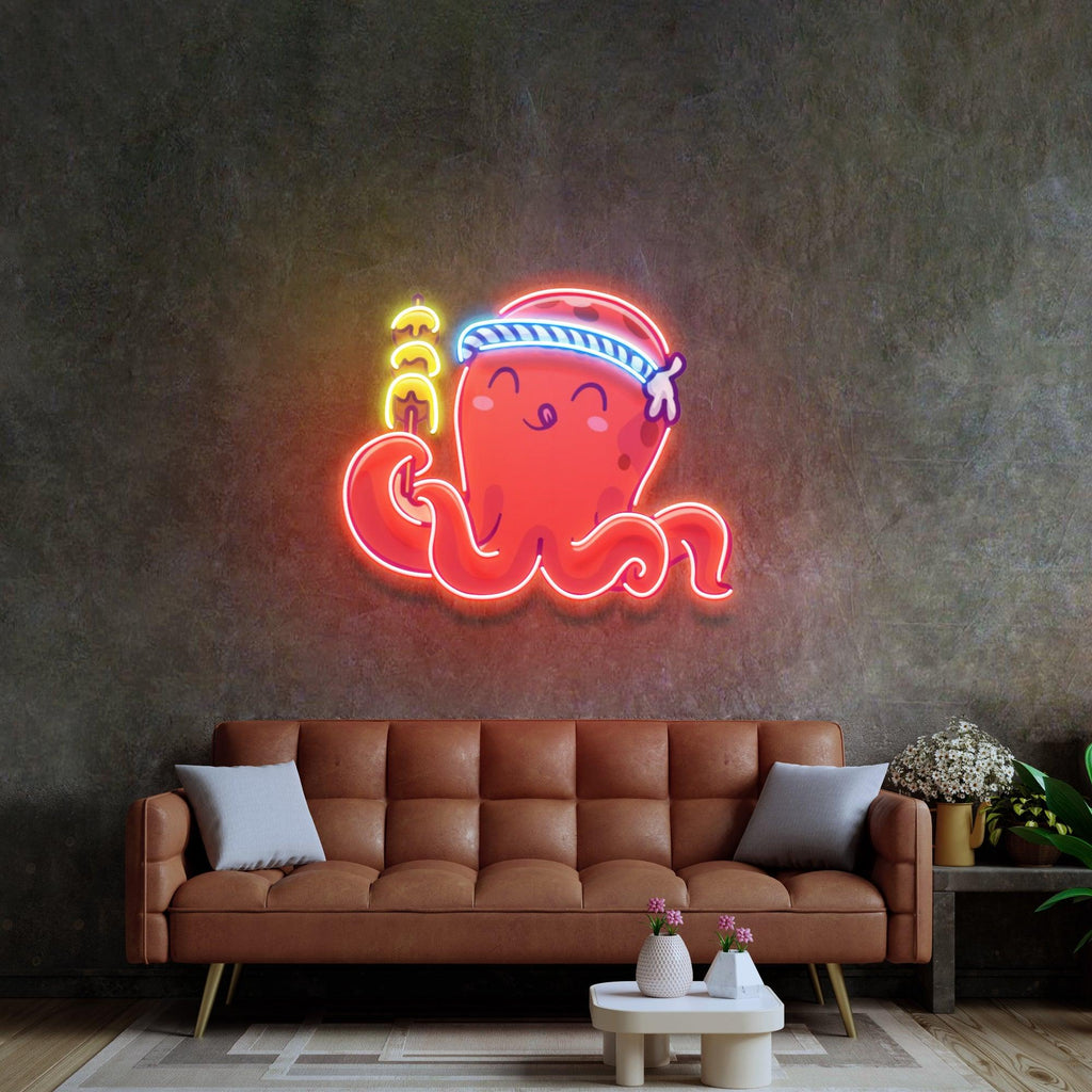 Ahtapot Neon Lamba | ByLamp