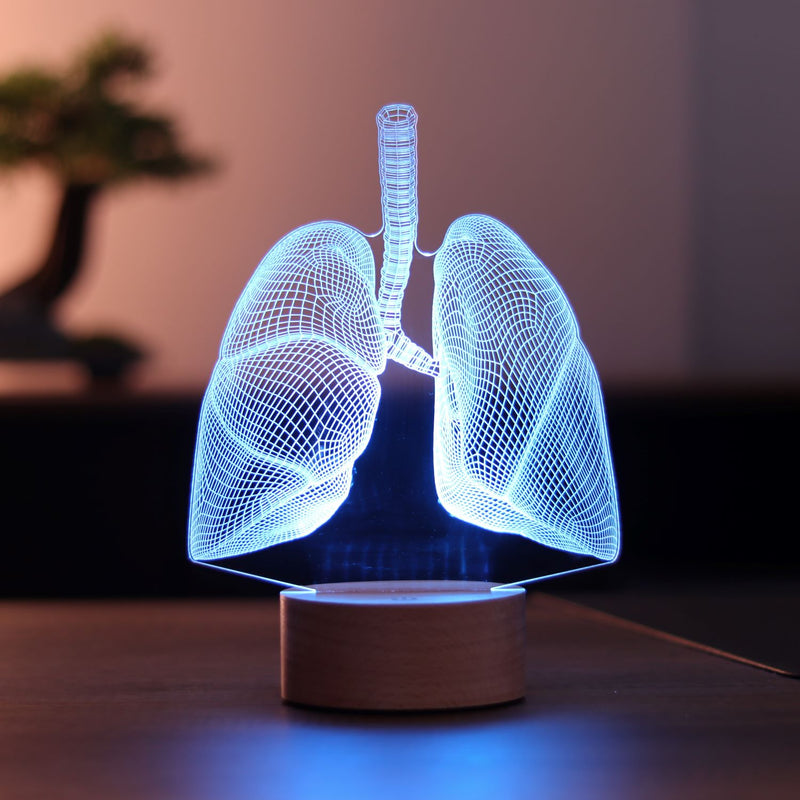Lungen-LED-Tischlampe