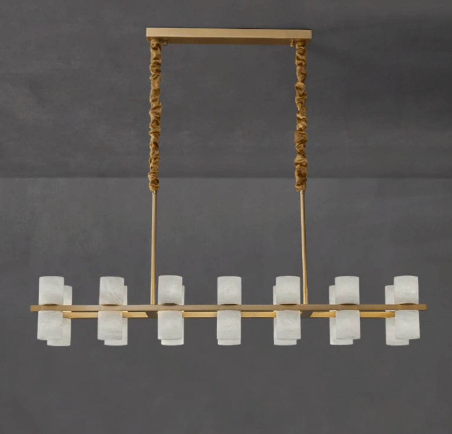 Monaco Alabaster Yuvarlak Avize