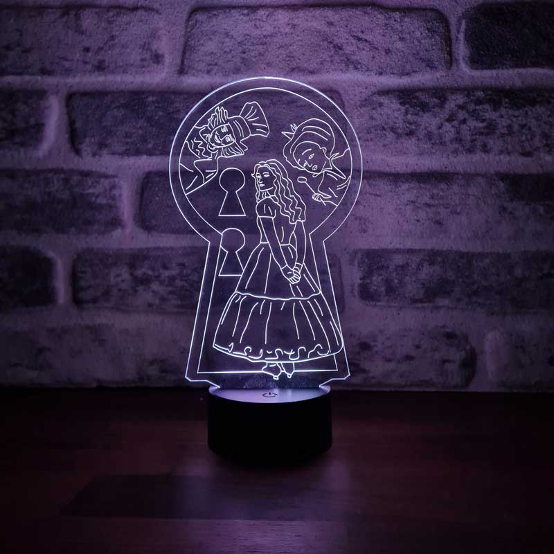 3D Alice In Wonderland Gift Lamp