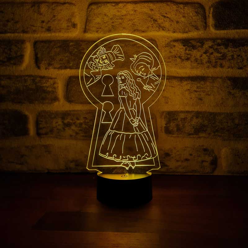 3D Alice In Wonderland Gift Lamp