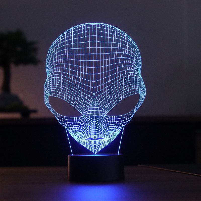 3-D Alien Lamp