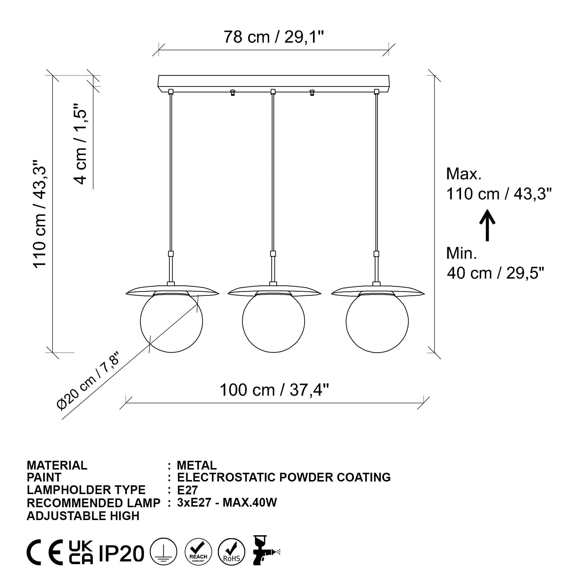 Anemon 13835 Cam Sarkıt Aydınlatma | ByLamp
