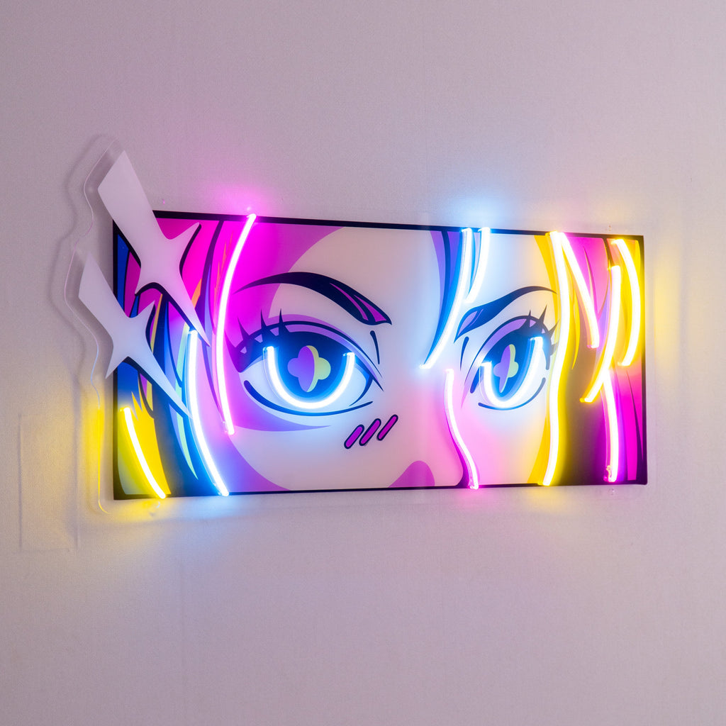 Anime Gözleri Neon Lamba | ByLamp