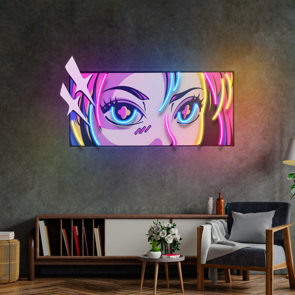 Anime Gözleri Neon Lamba | ByLamp