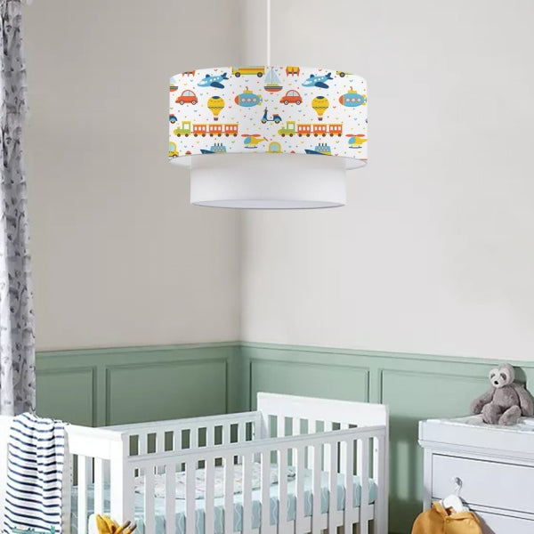 28' Children's Room Lighting Hello Friends Pendant Lamp | ByLamp