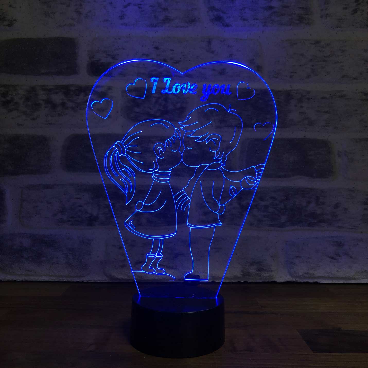 Couple in Love 3D Double Gift LED Lamp