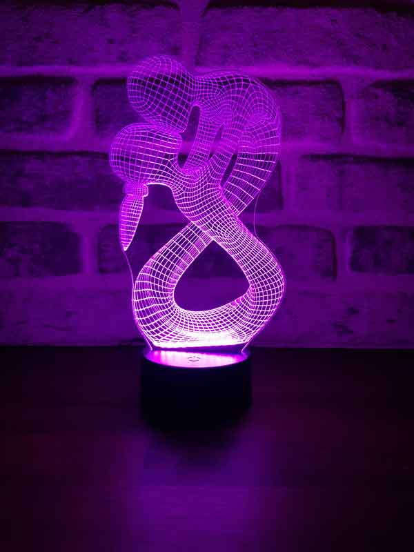 3D Lovers Lamp