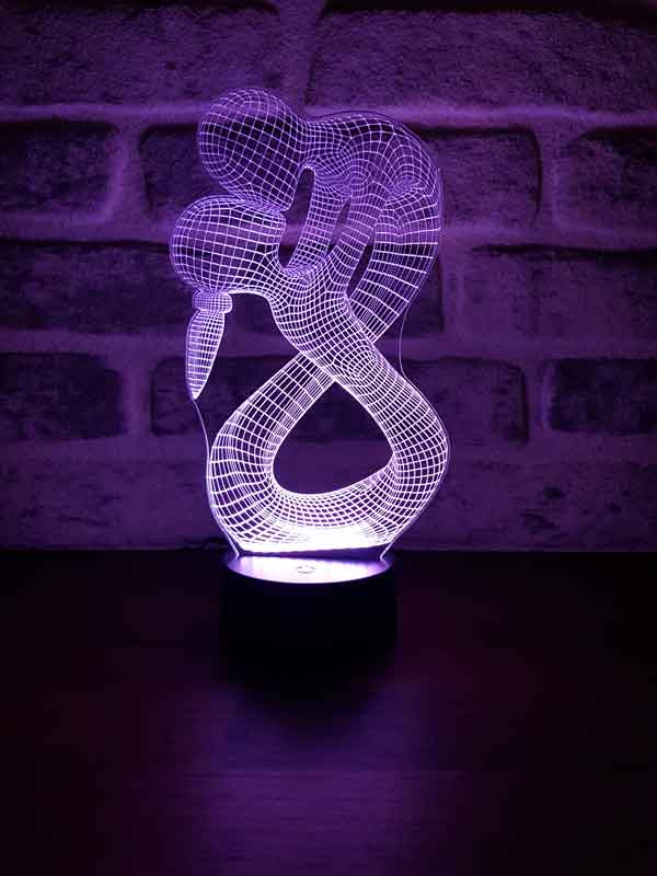 3D Lovers Lamp