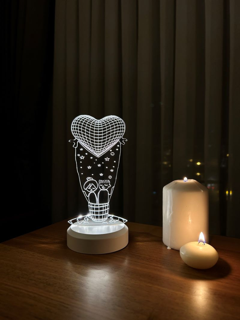 3D Love Bubble Gift Table Lamp