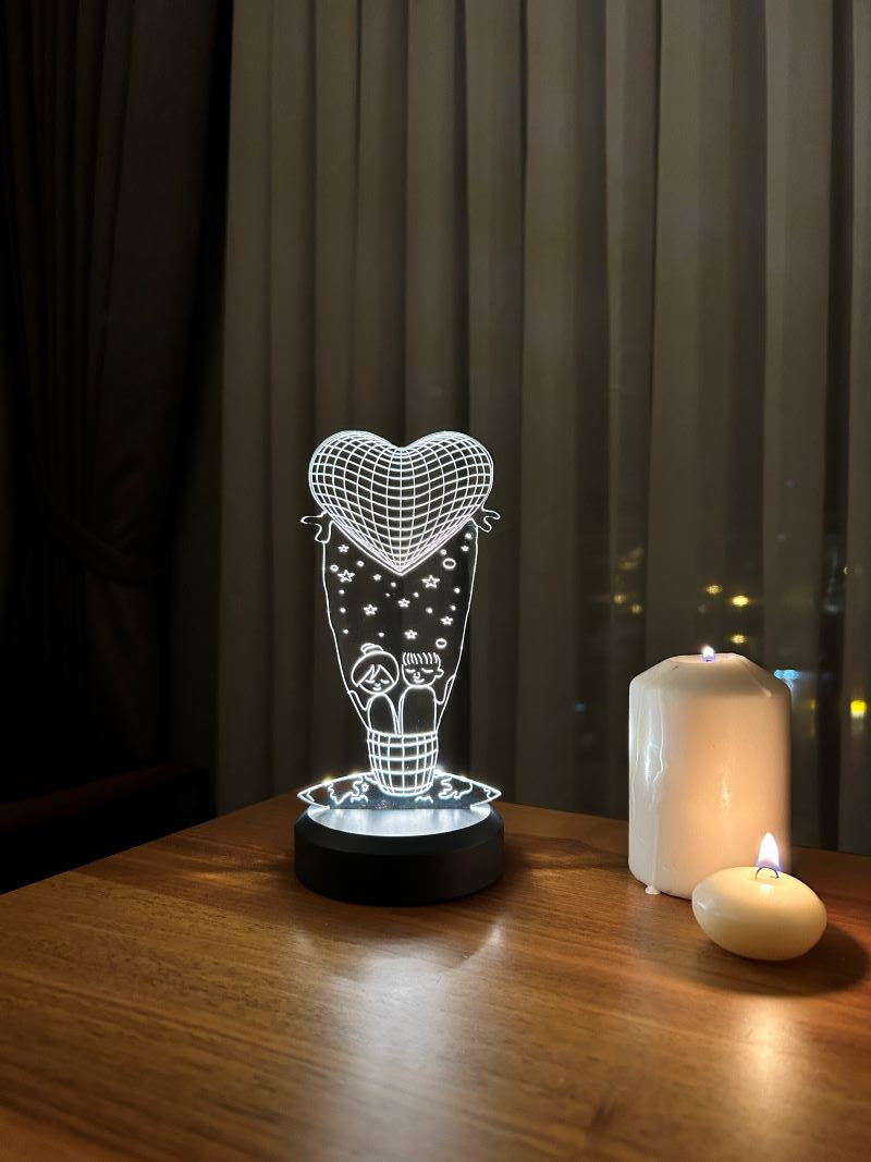 3D Love Bubble Gift Table Lamp