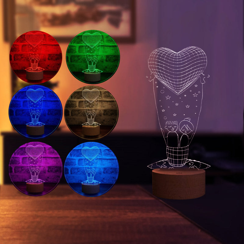 3D Love Bubble Gift Table Lamp