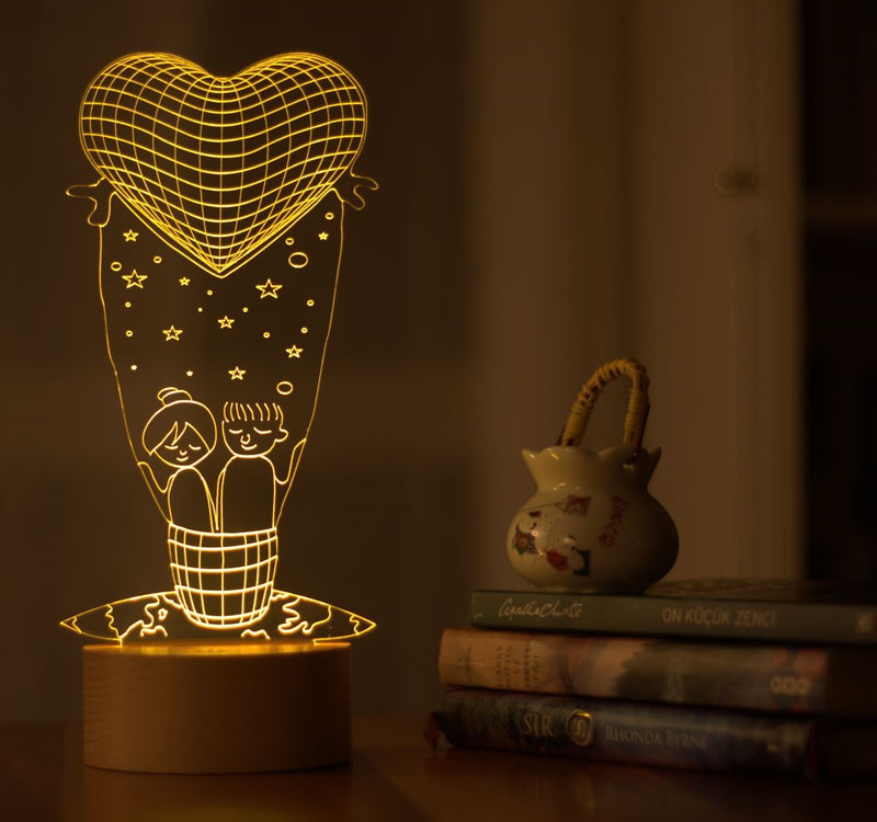 3D Love Bubble Gift Table Lamp