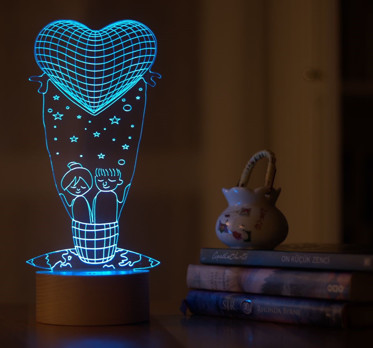 3D Love Bubble Gift Table Lamp