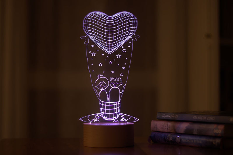 3D Love Bubble Gift Table Lamp