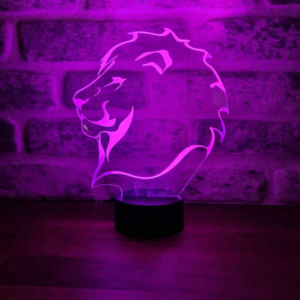 3D Löwe Geschenk Nachtlicht