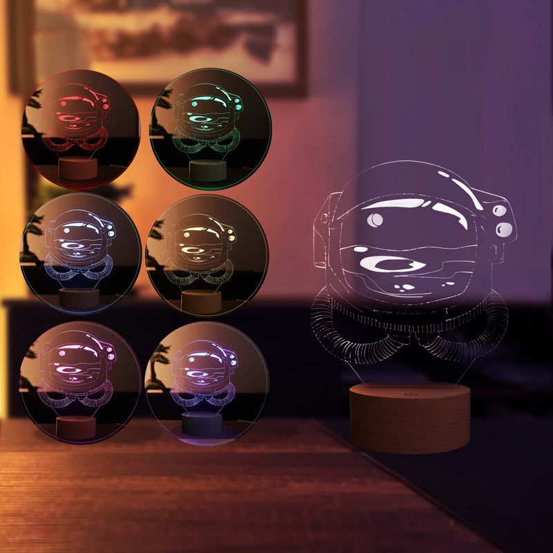 3-D astronaut LED Table Lamp