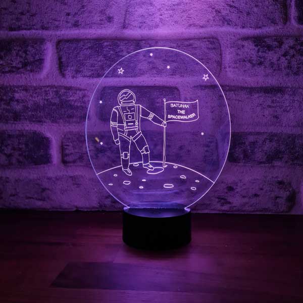 Astronot Figürlü Dekoratif Hediye Led Masa Lambası | BYLAMP