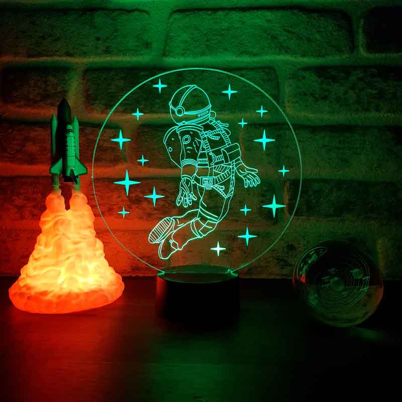 Astronaut Gift LED Lamp