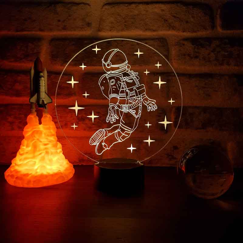 Astronaut Gift LED Lamp