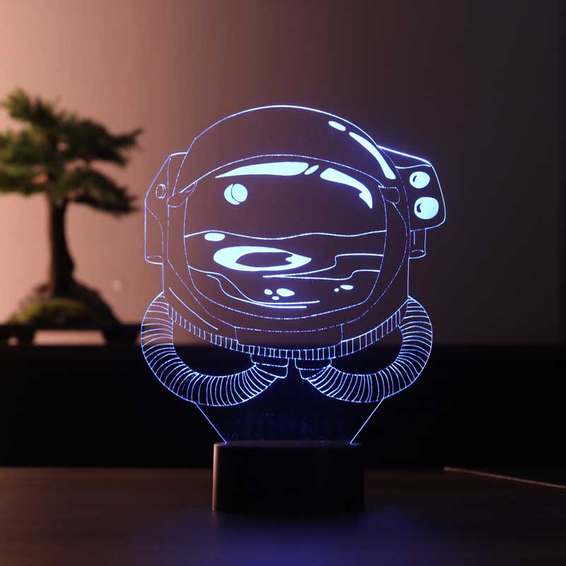 3-D astronaut LED Table Lamp