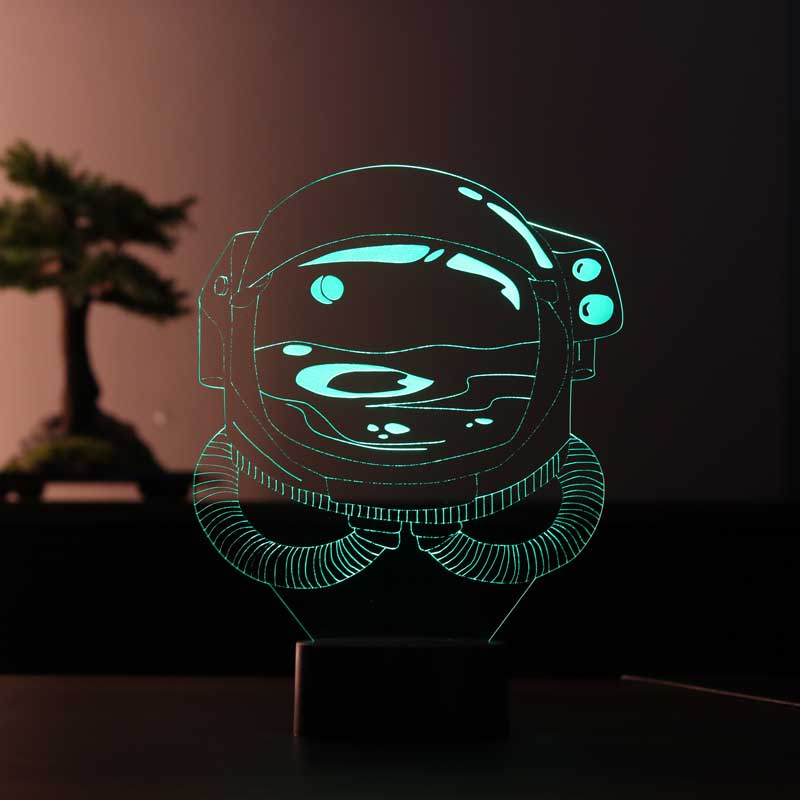 3-D astronaut LED Table Lamp