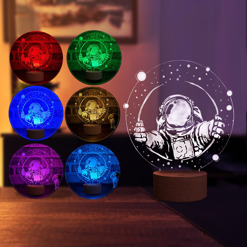 3D Astronaut Window Gift Led Lamp