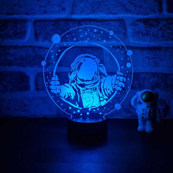 Astronaut Fenster LED Tischlampe